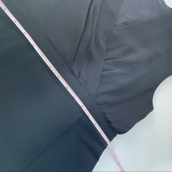 Lafayette 148 Black Surplus Neckline Short Sleeve Dress size 8 - Picture 7 of 15